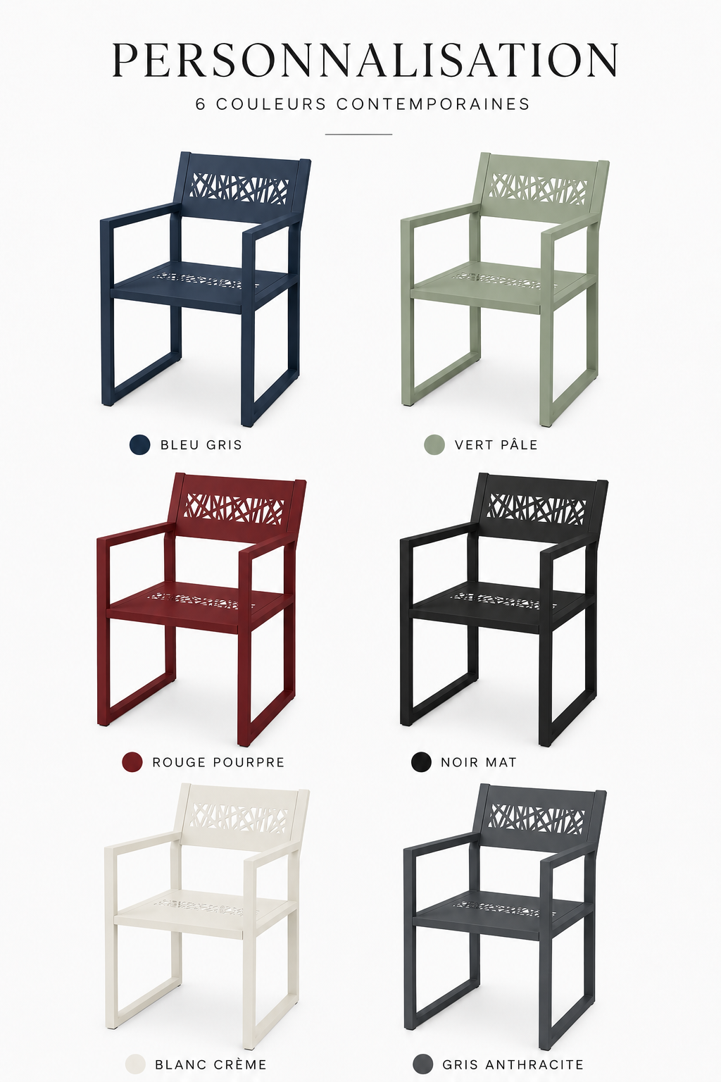 CALVI - Chaise outdoor design