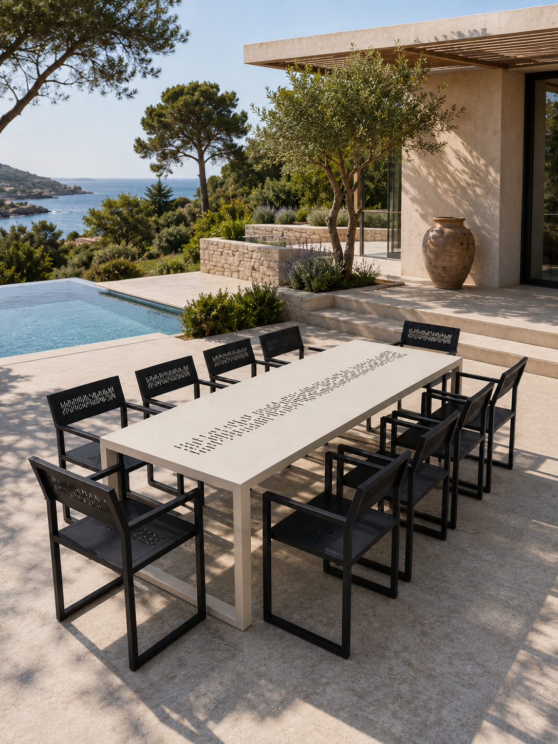 Ensemble de repas RAMATUELLE - 10 places