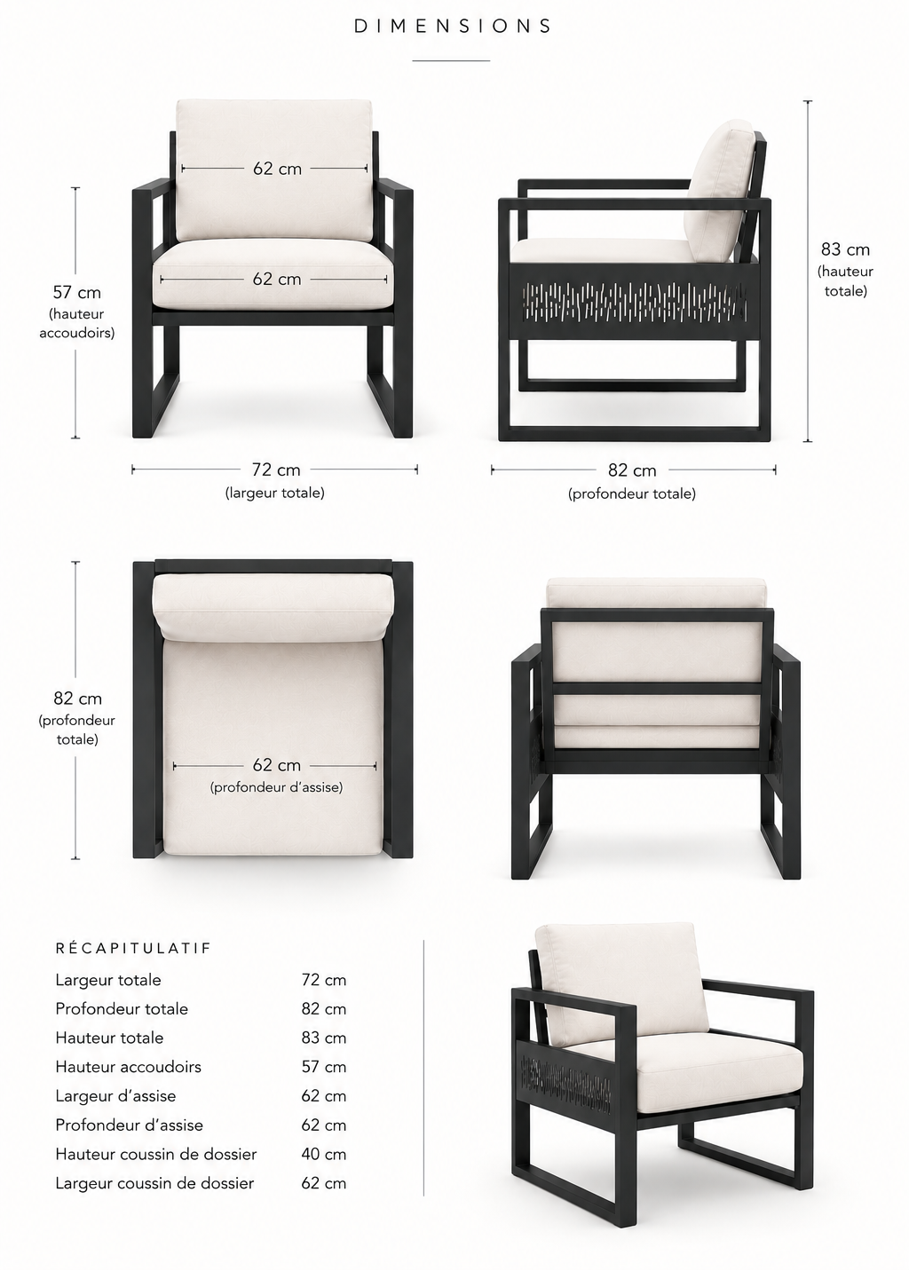 RAMATUELLE - Fauteuil outdoor