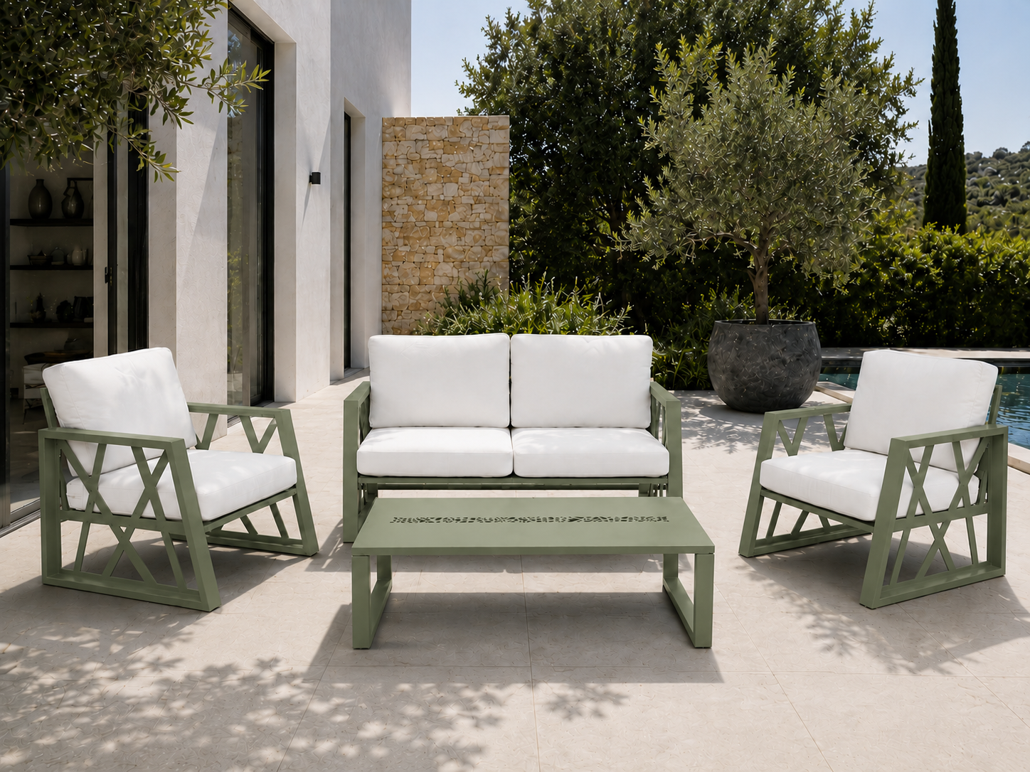 CALVI - Salon de jardin