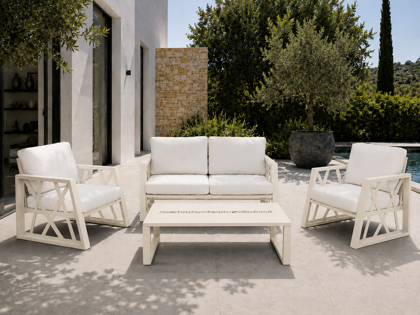 CALVI - Salon de jardin