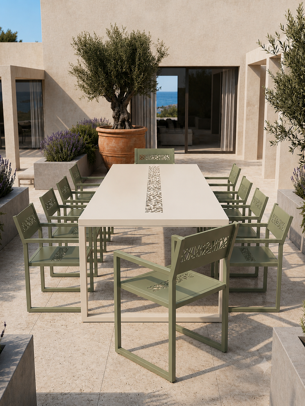 Ensemble repas CALVI - 10 Places