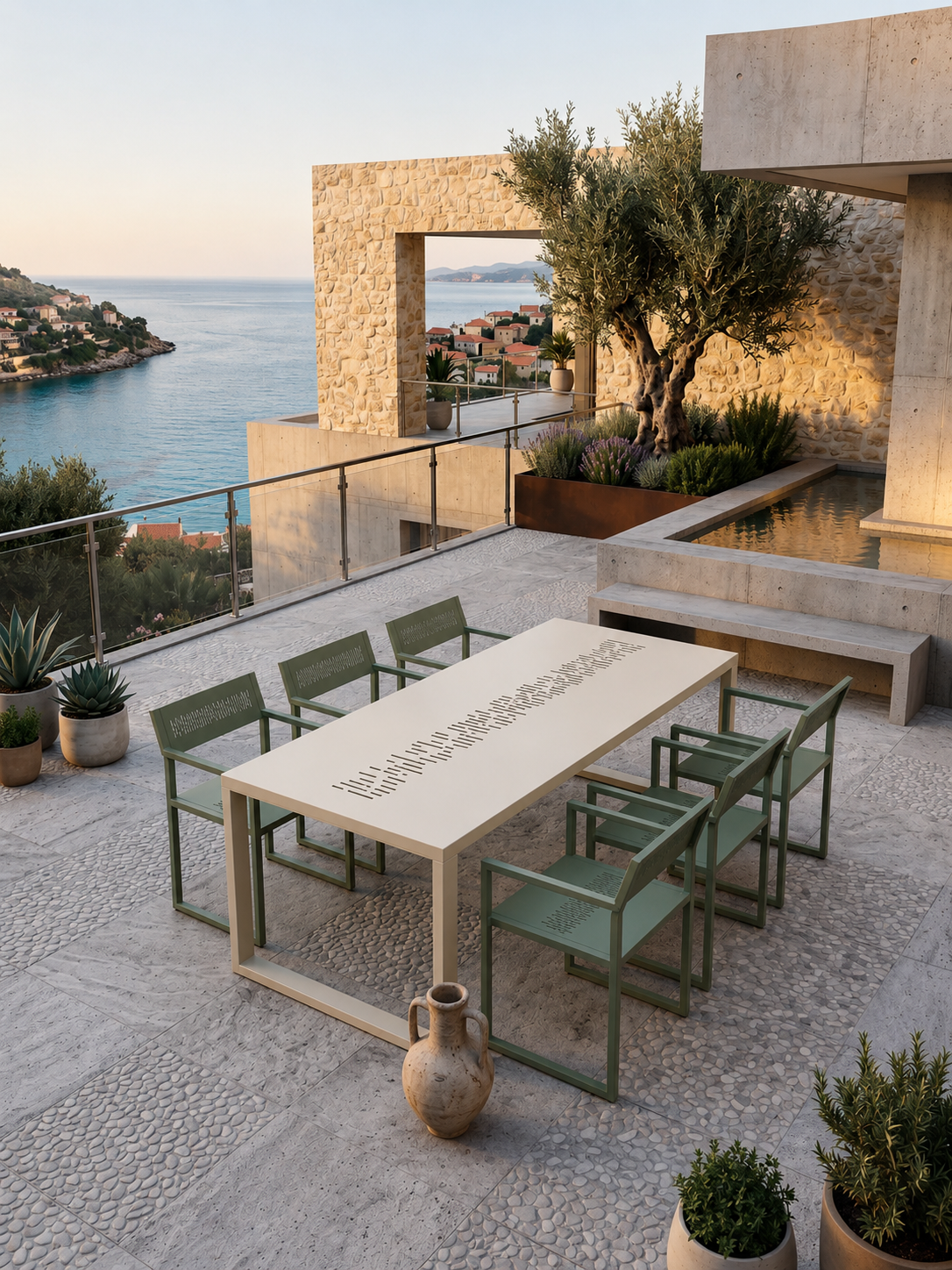 Ensemble de repas RAMATUELLE - 6 places