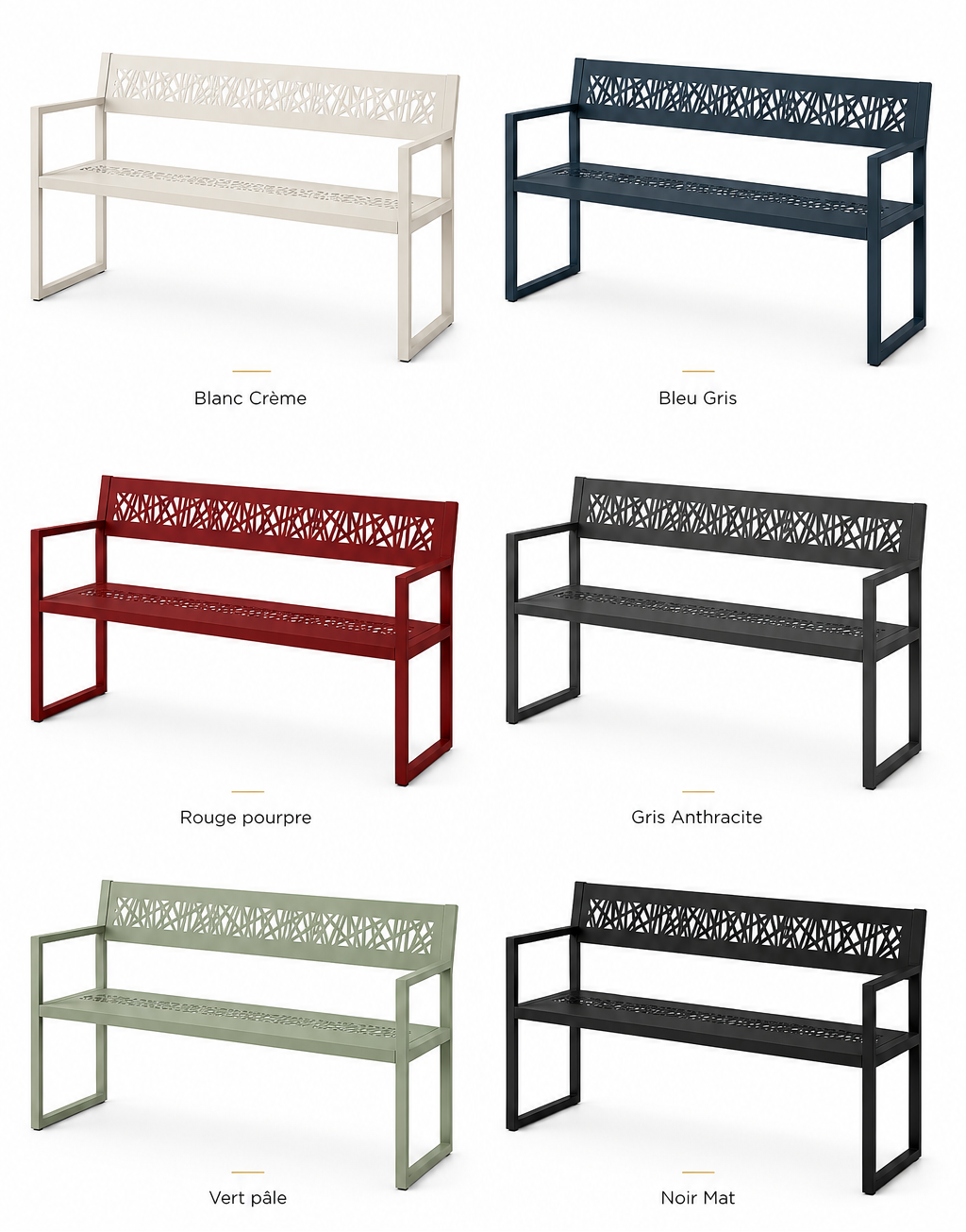 CALVI - Banc outdoor 180cm