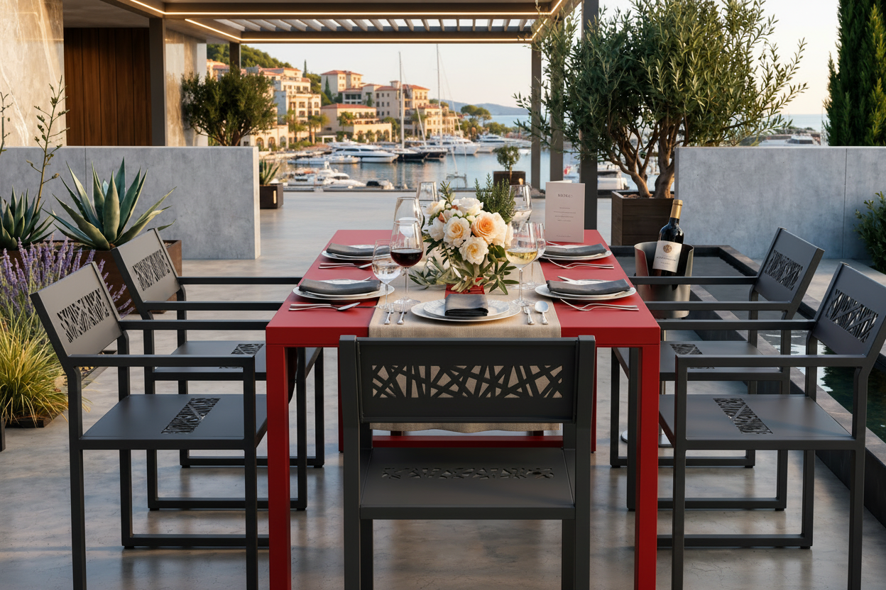 Ensemble repas CALVI - 8 places